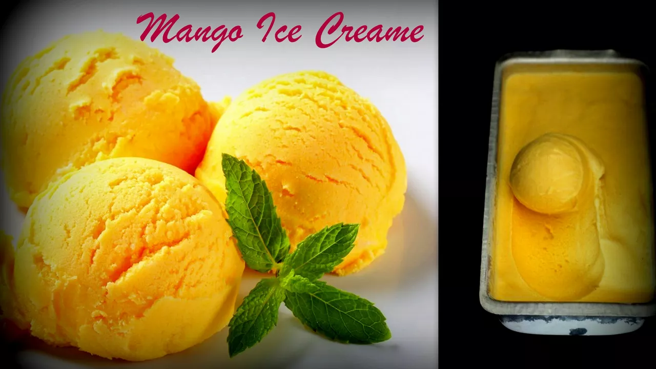 What is a mango dessert recipe with only 3 ingredients?